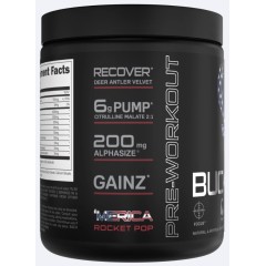 BUCKED UP, PREMIUM Pre-Workout, предтренировочная добавка, вкус Rocket Pop (Голубая малина, лайм, вишня), 312 г (30 порций)